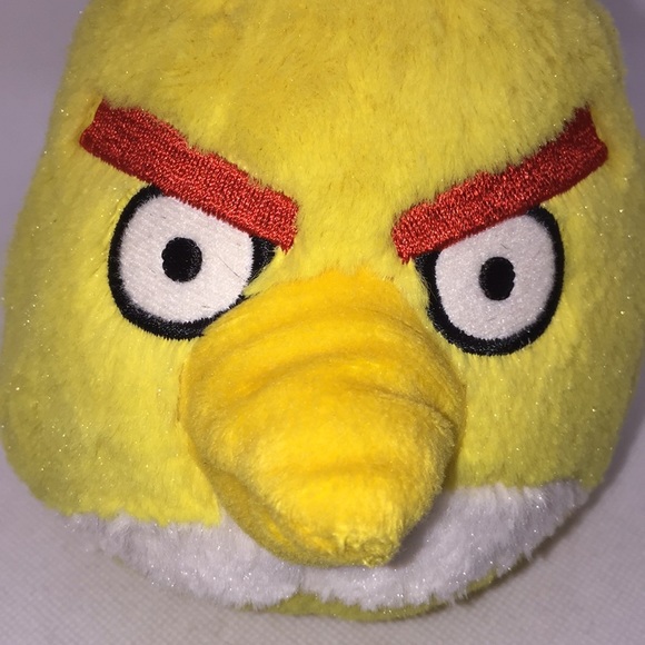 Angry Birds 6” Yellow Bird Chuck Plush Stuffed Toy - Picture 6 of 8